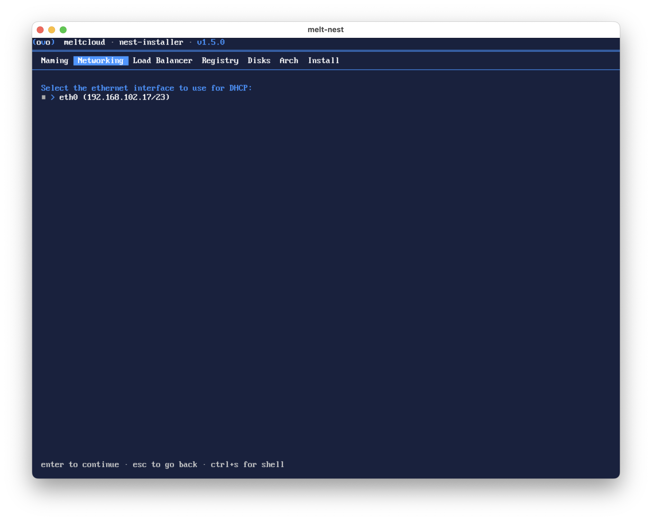 DHCP Interface
