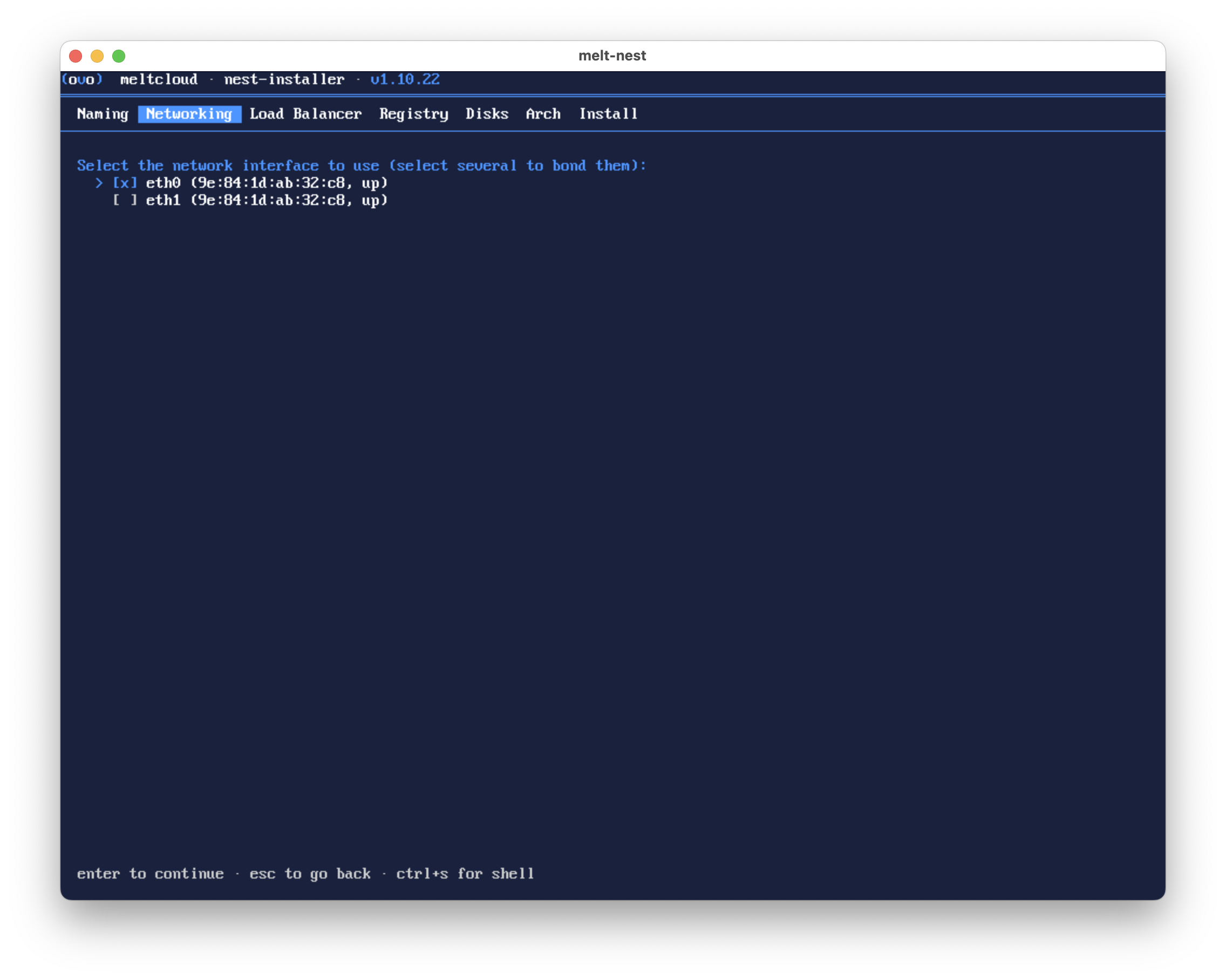 Interface Selection