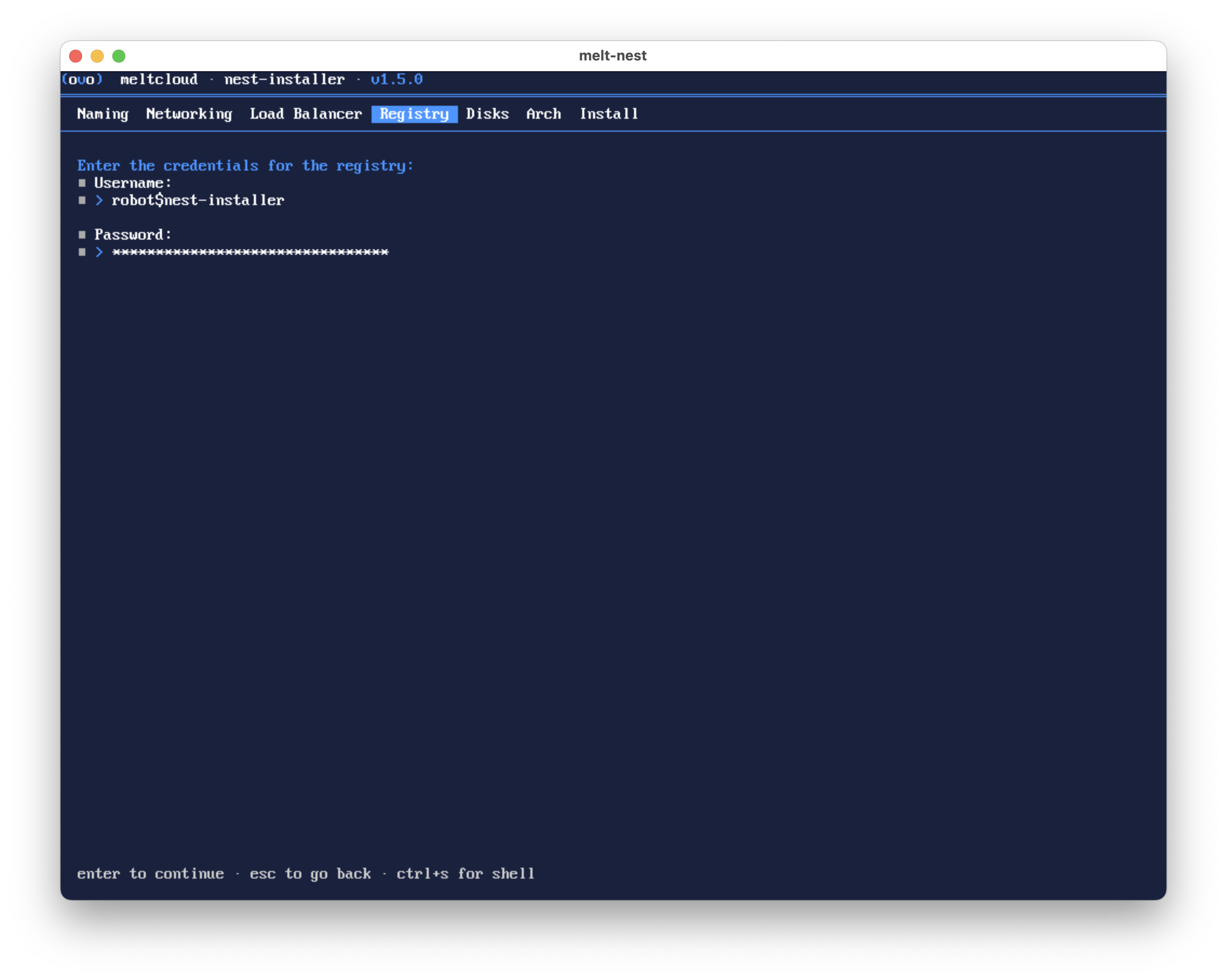 Registry Credentials