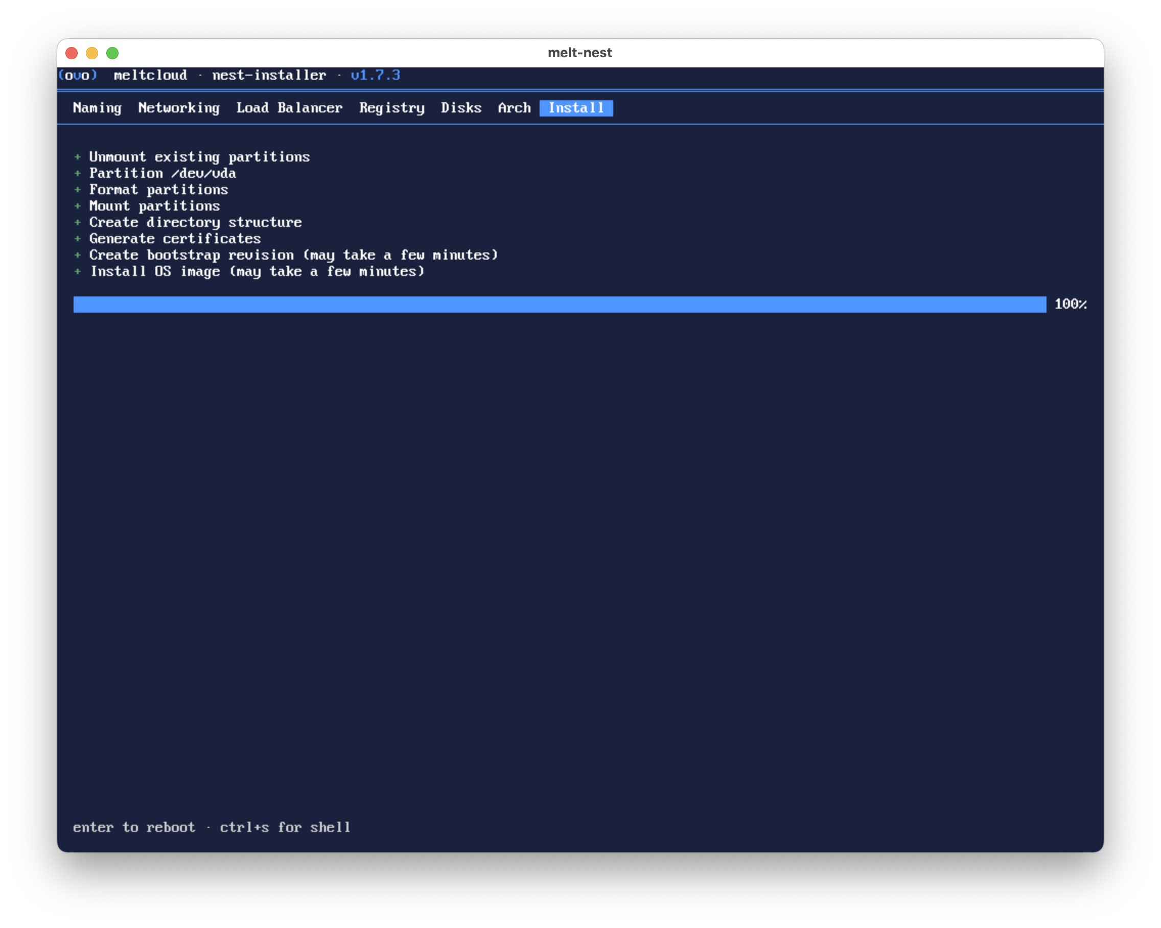 Install Progress
