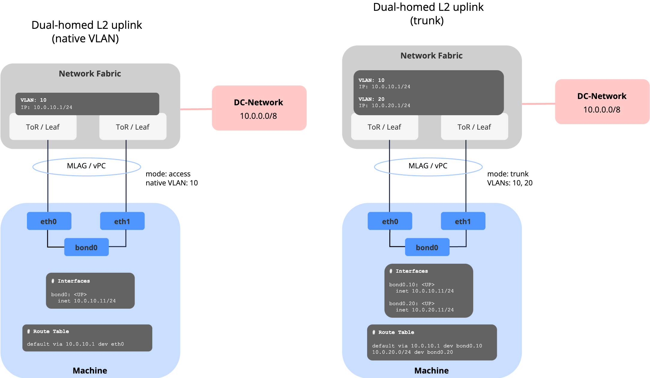 Dual-homed L2 Uplink
